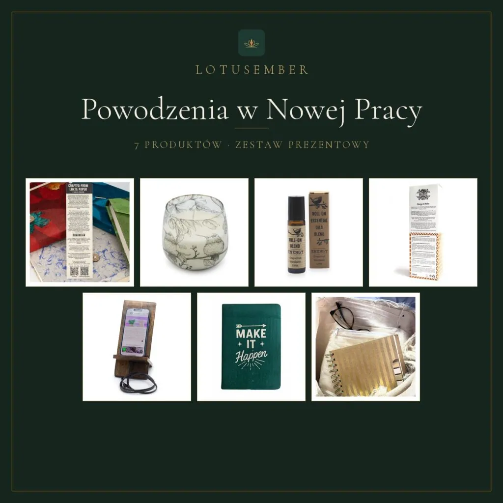 Powodzenia w Nowej Pracy – zestaw prezentowy Lotusember