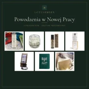 Powodzenia w Nowej Pracy – zestaw prezentowy Lotusember
