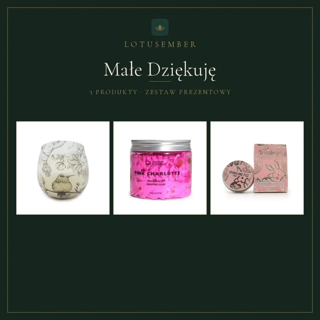 Małe Dziękuję – zestaw prezentowy Lotusember